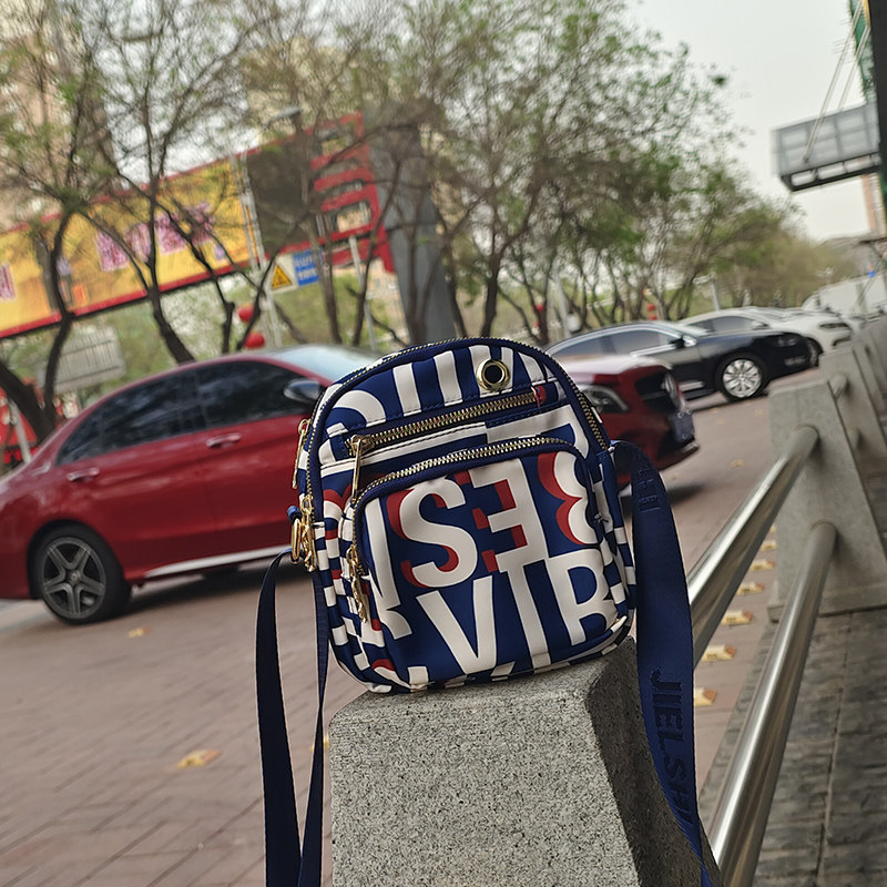 新款女士牛津布零钱包时尚小方包潮装放手机包韩版百搭单肩斜挎包,淘宝优惠券,粉丝福利购,淘宝优惠卷