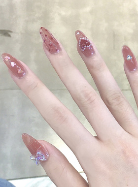 夏季假指甲贴片穿戴甲美甲成品