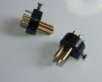 Wired microphone Three-pin accessories KTV microphone connector Three-core accessories Carnon gold plated 3-pin