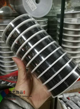 DIY手工串珠线材串珠帘水晶灯线 星月菩提手链项链引线导线钢丝线