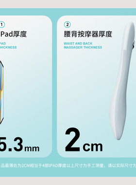 按摩靠垫背部按摩器腰靠亚马逊行走按摩垫腰椎腰背揉捏腰部按摩仪