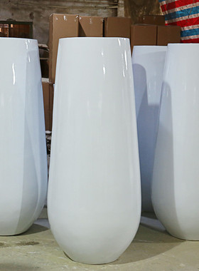 定制商场几何立方体切面花盆雕像