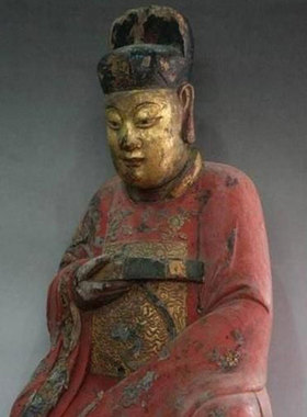 石膏历史名人雕塑像定做祠堂摆件