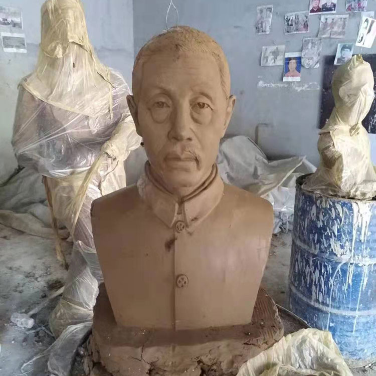 按图片定做真人头像雕塑石膏肖像定制人物雕像订半身胸像泥塑摆件