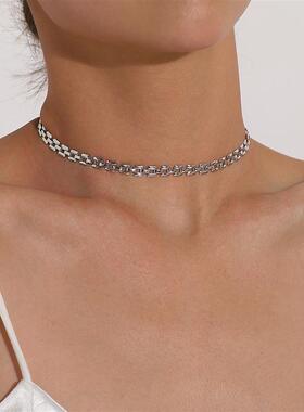 欧美跨境饰品时尚几何方片镂空