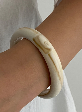 欧美跨境ins风金属光面弹簧扣手