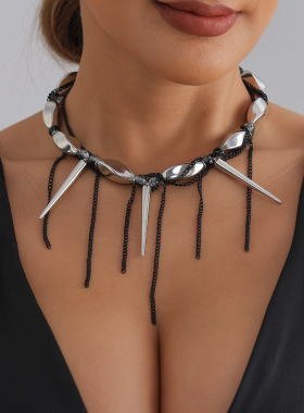 欧美跨境饰品暗黑少女系锥形螺旋