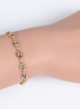 欧美小众嘻哈手工几何手链