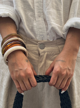 欧美跨境个性ins风不规则半透明