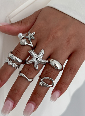 欧美跨境ins海洋度假风海星贝壳