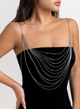 欧美跨境饰品气质性感U形流苏