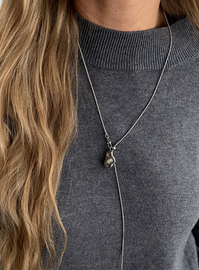 欧美跨境可调节Y形蛇骨链气质长
