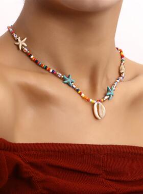 欧美跨境饰品波西米亚彩色米珠