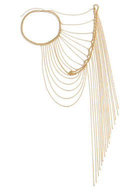 SL016外贸饰品单肩流苏项链