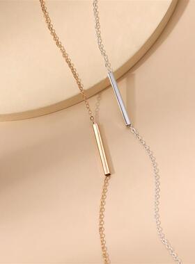 欧美跨境饰品批发个性一字吊坠