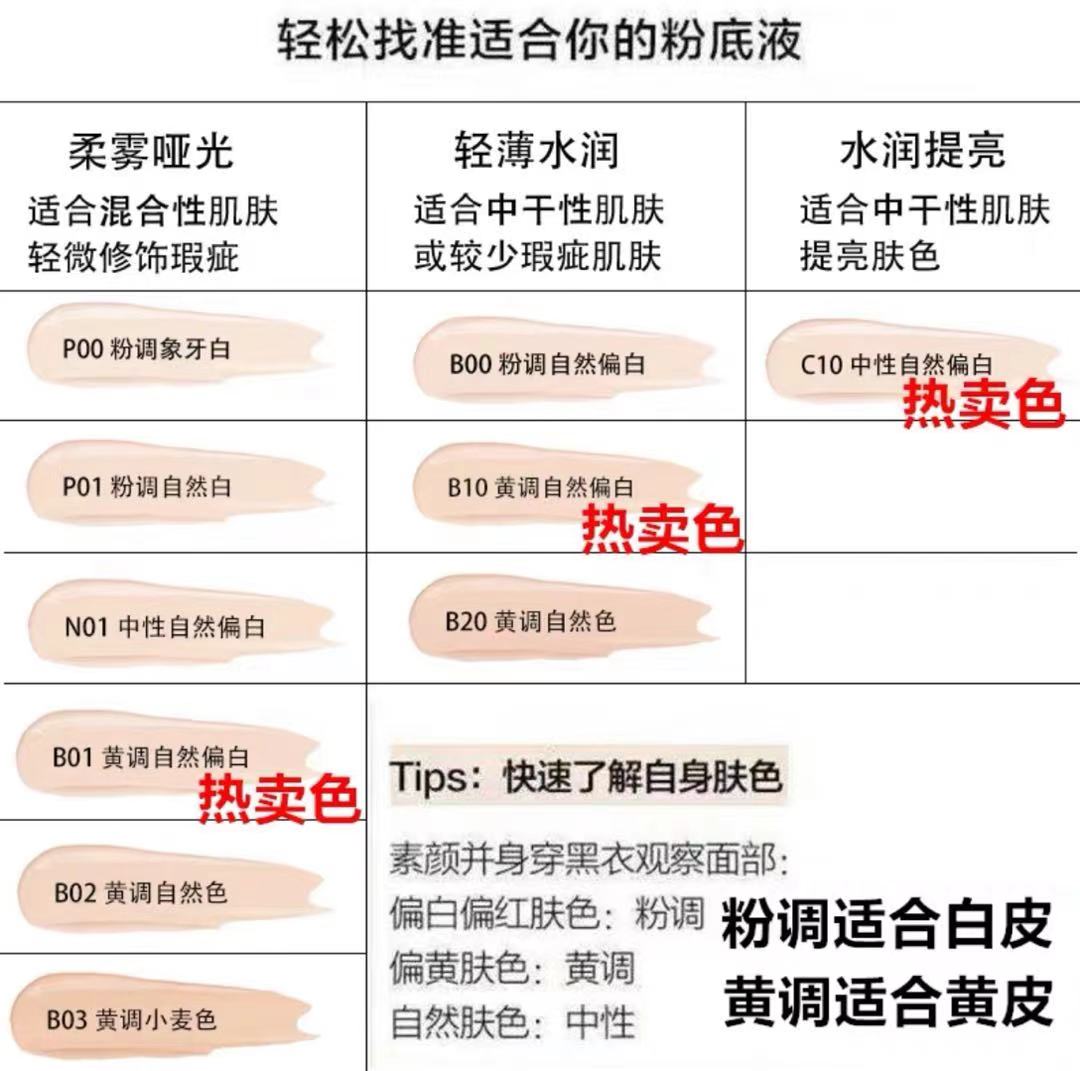 正品完美日记小金盖粉底液bb霜干皮保湿遮瑕控油持久不脱妆小黑盖