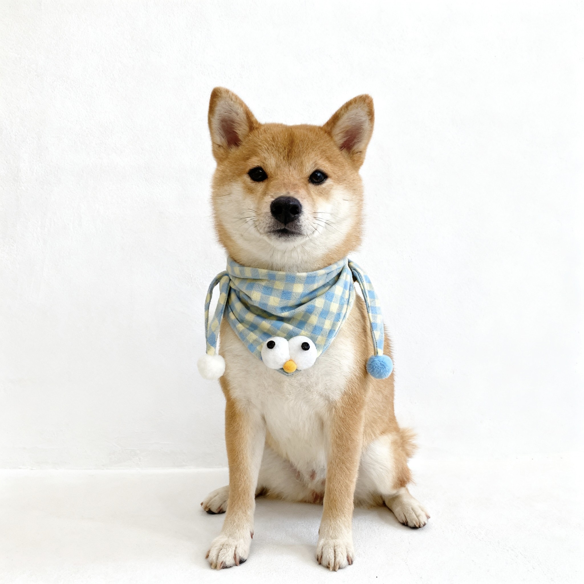 狗狗猫咪围巾秋冬保暖围脖宠物围兜中小型犬棉麻口水巾可调节柴犬,淘宝优惠券,粉丝福利购,淘宝优惠卷