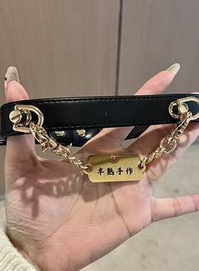 可定制刻字小众原创choker项链定制可拆卸