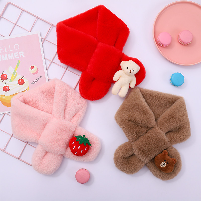 宝宝围巾秋冬毛绒小孩围脖男童女童防风脖套韩国加厚保暖儿童围巾,淘宝优惠券,粉丝福利购,淘宝优惠卷