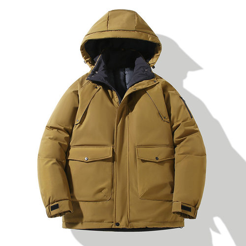 300斤160胸围特大码加厚棉衣男宽松加肥胖子美式工装棉服外套冬9X - 图3