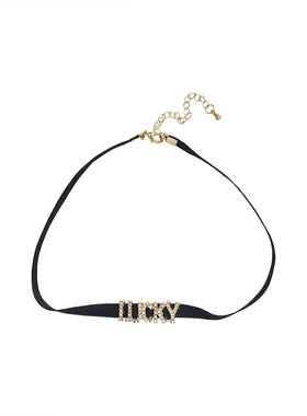 字母颈链项圈短款蹦迪脖子饰品