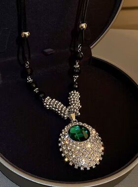 轻奢气质毛衣链大气个性吊坠