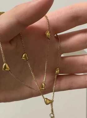 高级感轻奢项链简约百搭钛钢颈联