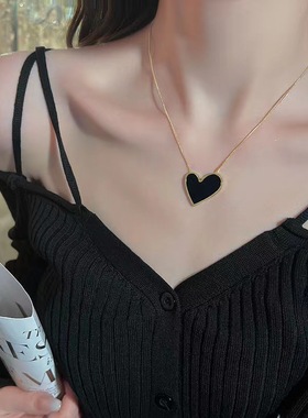 新款钛钢不掉色气质锁骨链