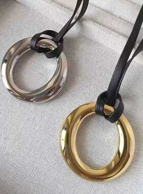 高级感轻奢项链简约百搭吊坠