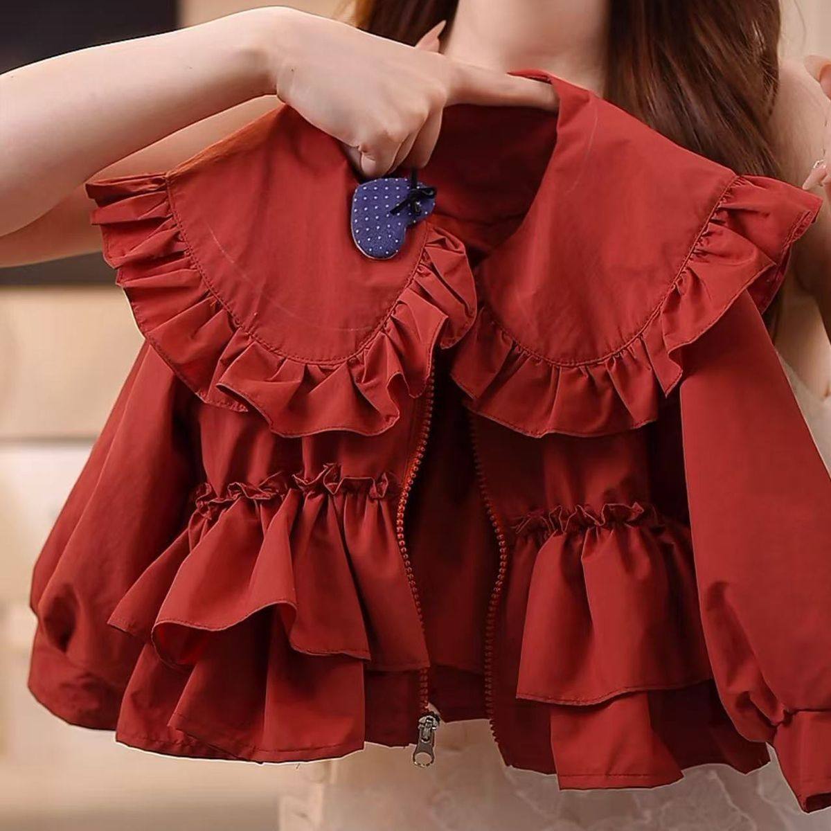 2026女童休闲风秋季普通外套甜美气质韩版春秋装女宝宝拉链上衣,淘宝优惠券,粉丝福利购,淘宝优惠卷