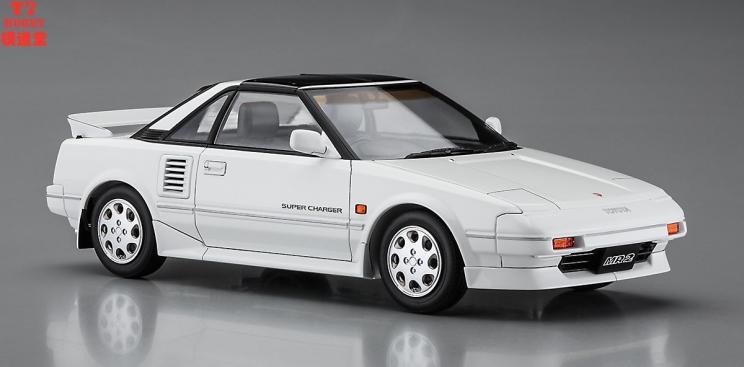 长谷川1/24拼装车模Toyota MR2 (AW11) 后期型 G-Limited HC45 - 图0