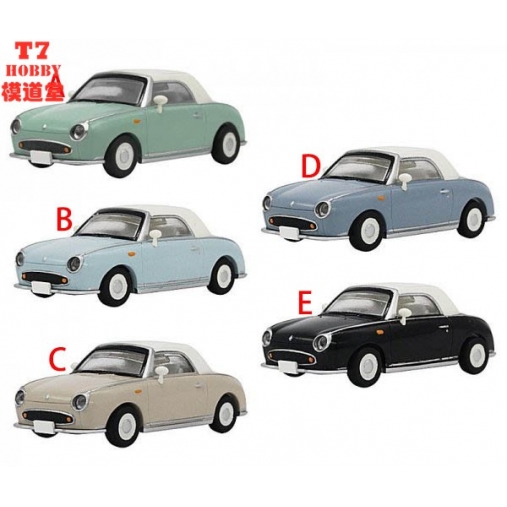 扭蛋盒蛋 TAKARA TOMY 1/64 Nissan Figaro 车模 5款可选 - 图0