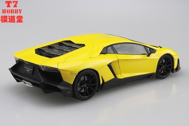 青岛社1/24拼装车模Lamborghini Aventador 50Anniversario 05982 - 图1