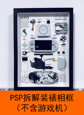 任天堂PSP游戏机拆解装裱相框