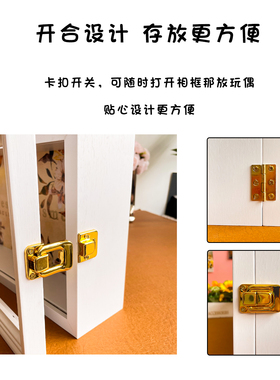 搪胶娃娃光织园毛绒挂件公仔盲盒手办摆件可爱礼物玩具娃娃展示盒