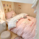 Full set of three-piece bed linens for student dormitory with your bag