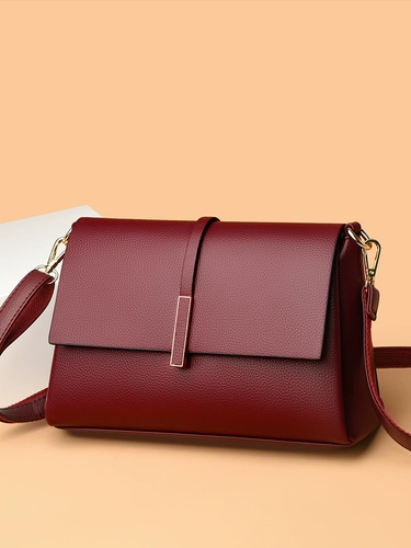 Модная брендовая сумка через плечо, универсальная сумка на одно плечо для матери, сумка для телефона, из натуральной кожи