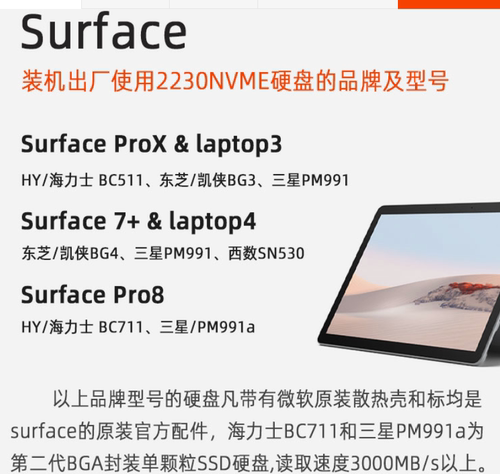 戴尔原装2230固态硬盘东芝BG5/BG6西数SN740三星B9C1海力士PVC10 - 图1