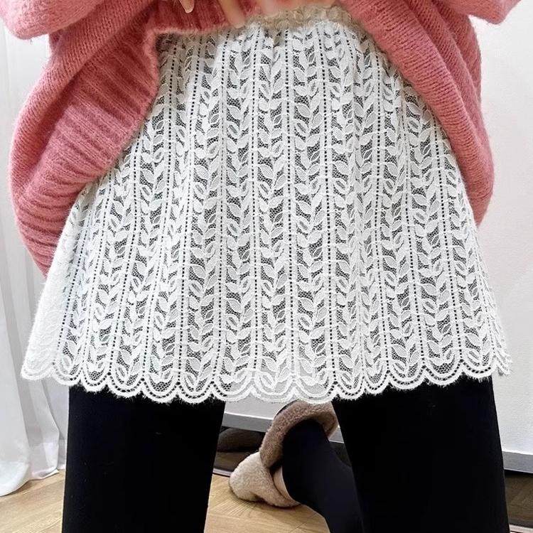 蕾丝屁帘女下摆秋冬卫衣遮屁股臀打底裤神器半截毛衣叠穿内搭裙子,淘宝优惠券,粉丝福利购,淘宝优惠卷