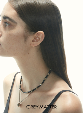 项链榛果GREYMATTER铜镀铂金