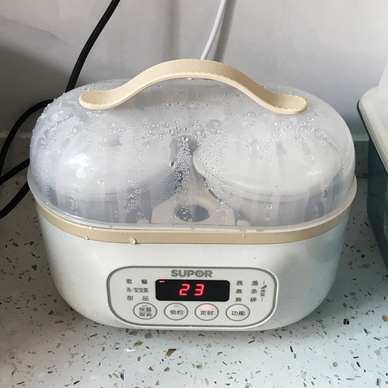supor苏泊尔惠林专卖店苏泊尔电炖锅小炖盅燕窝隔水炖家用全自动宝宝煮粥神器陶瓷煲汤锅3