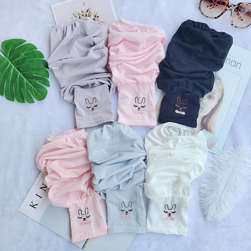 夏季防晒冰袖女透气小兔子套指轻薄宽松舒适出行冰丝袖套袖子护臂,淘宝优惠券,粉丝福利购,淘宝优惠卷