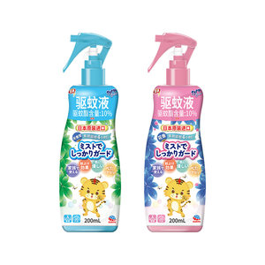 【自营】日本进口安速驱蚊液 驱蚊喷雾驱蚊防蚊水无香型200mL清爽