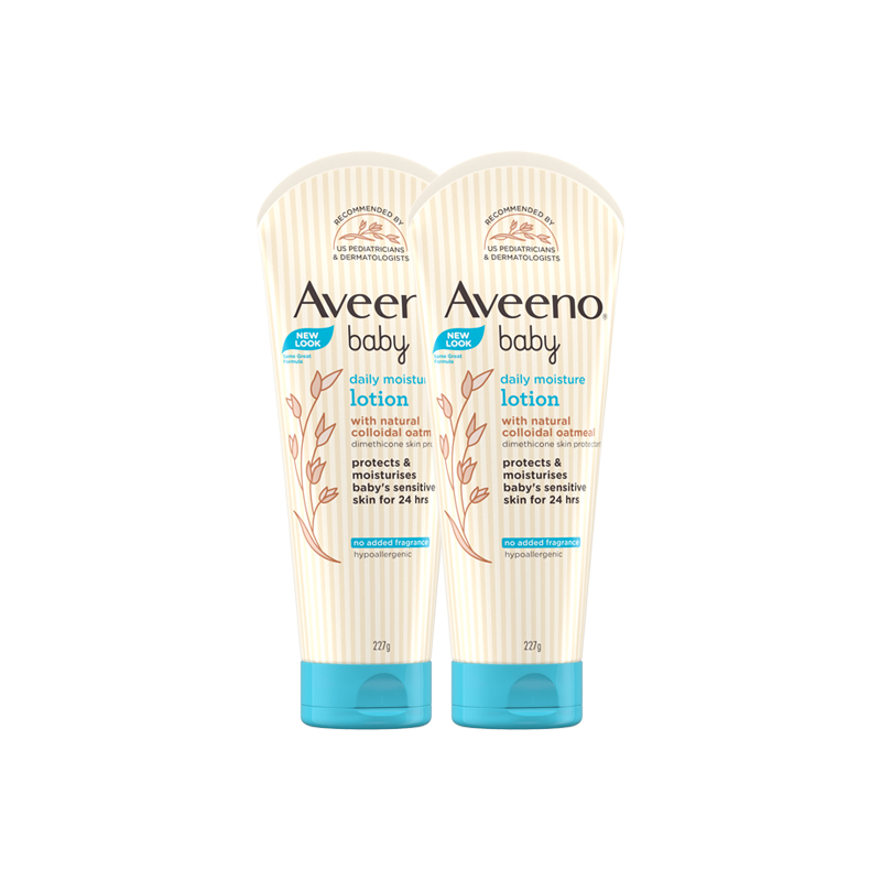 【自营】Aveeno/艾惟诺每日倍护身体乳婴幼儿燕麦保湿润肤乳227g