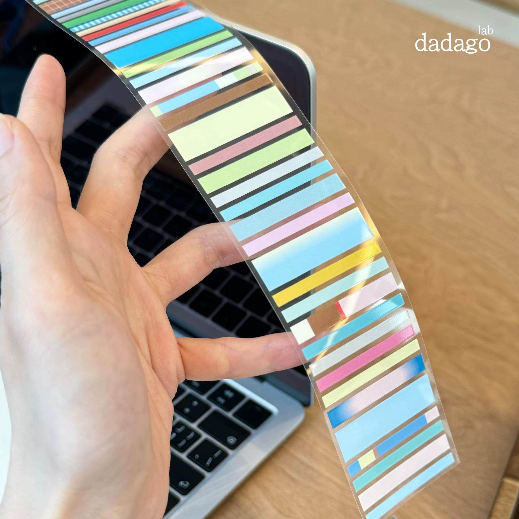 浮光分装 dadagolab 双透切膜胶带手帐基础圆点拉条方块贴纸卷ins,淘宝优惠券,粉丝福利购,淘宝优惠卷