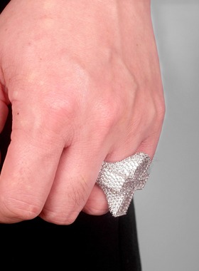 YBSJewelry方钻十字架戒指高密镶截止合辑