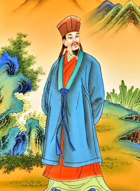 书房文玩壁挂老件木框镶手绘粉彩瓷板画唐宋八大家苏轼画像挂板