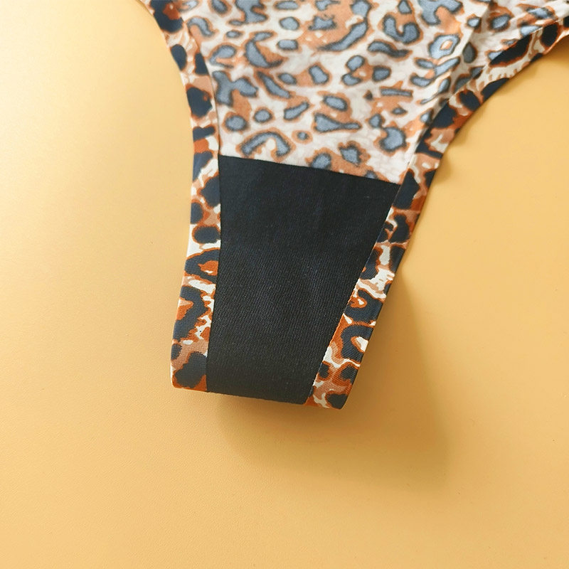 健身运动丁字裤女无痕内裤冰丝性感豹纹一片式大码低腰瑜伽t裤薄,淘宝优惠券,粉丝福利购,淘宝优惠卷