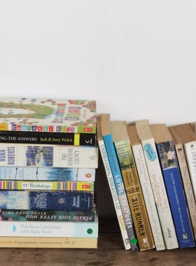 英文硬皮精装书 欧式复古烫金外文二手书旧书 书房样板房真书道具