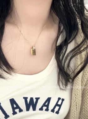 小众高级感百搭不掉色钛钢项链